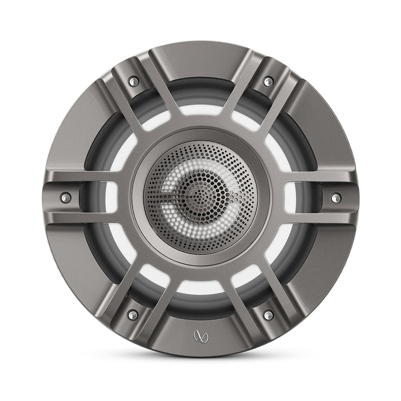 Load image into Gallery viewer, Infinity 8&quot; Marine RGB Kappa Series Speakers - Titanium/Gunmetal
