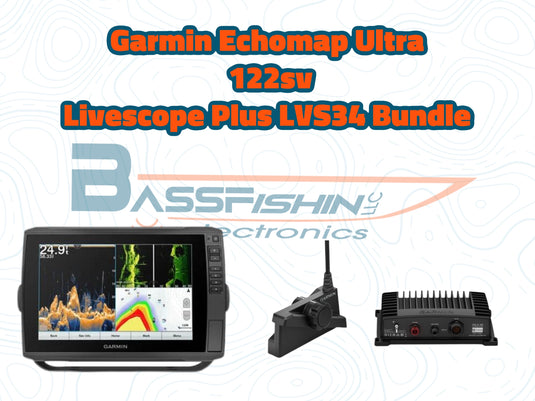 Garmin ECHOMAP Ultra 122sv + LiveScope Plus Bundle