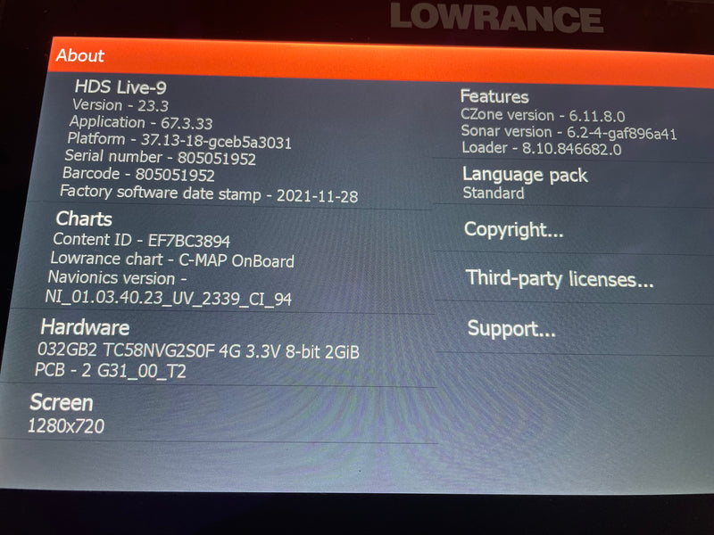 Load image into Gallery viewer, Used Lowrance HDS 9 Live
