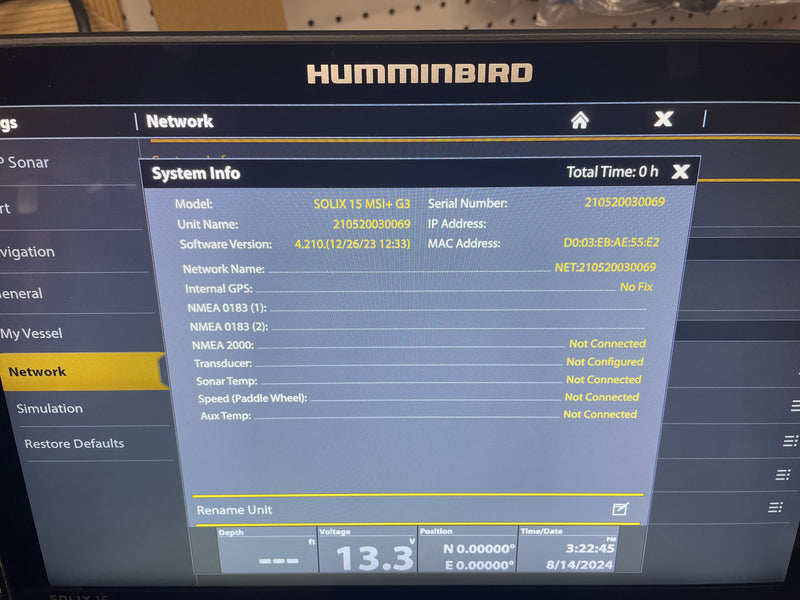 Load image into Gallery viewer, Used Humminbird Solix 15 MSI G3 CHO
