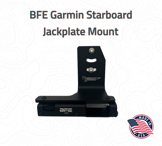 BFE Adjustable Jackplate Mount for Lowrance, Garmin, Humminbird