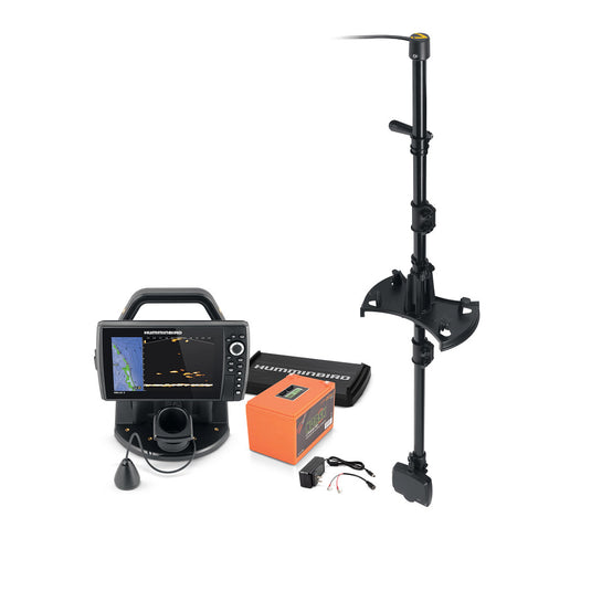 Vexilar FLX-28 Genz Pack Flasher Fishfinder Ice Fishing System with Pro  View Ice-Ducer™